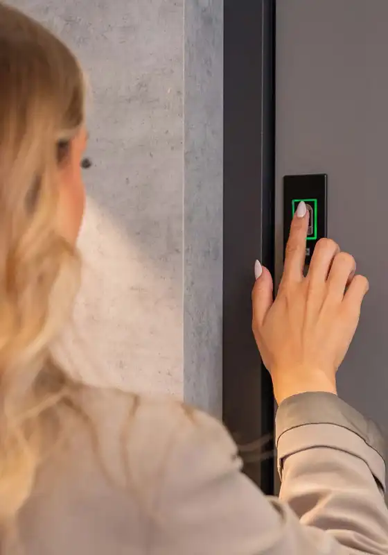 Haustür öffnen per Fingerabdruck