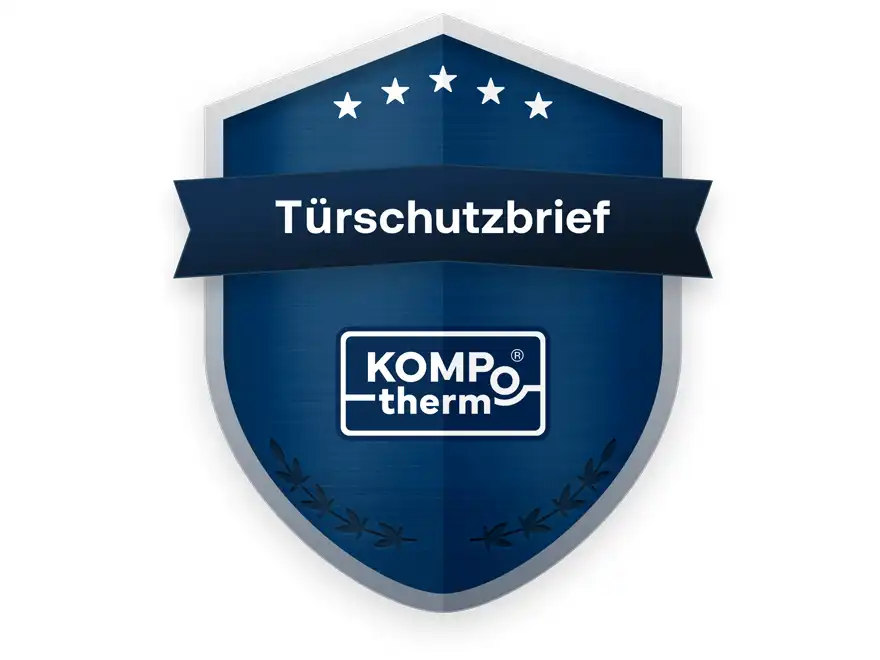 Türschutzbrief_880x660 Kompotherm Türschützbrief für 10 Jahre Garantie