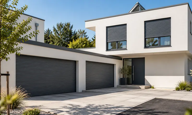 Außenliegender Sonnenschutz am Wohnhaus